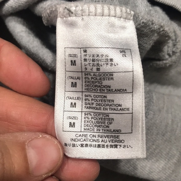 Disney Parks Minnie Mouse Gray Screen Pink French Terry Pullover Hoodie size M - Picture 7 of 10